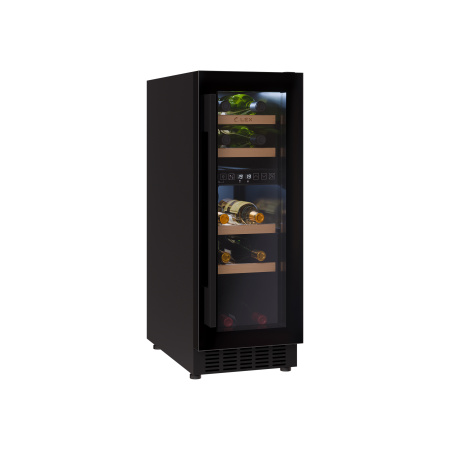 Винный шкаф LWD3017BL DUAL ZONE, 820х295х570 мм, стекло, черный, Lex
