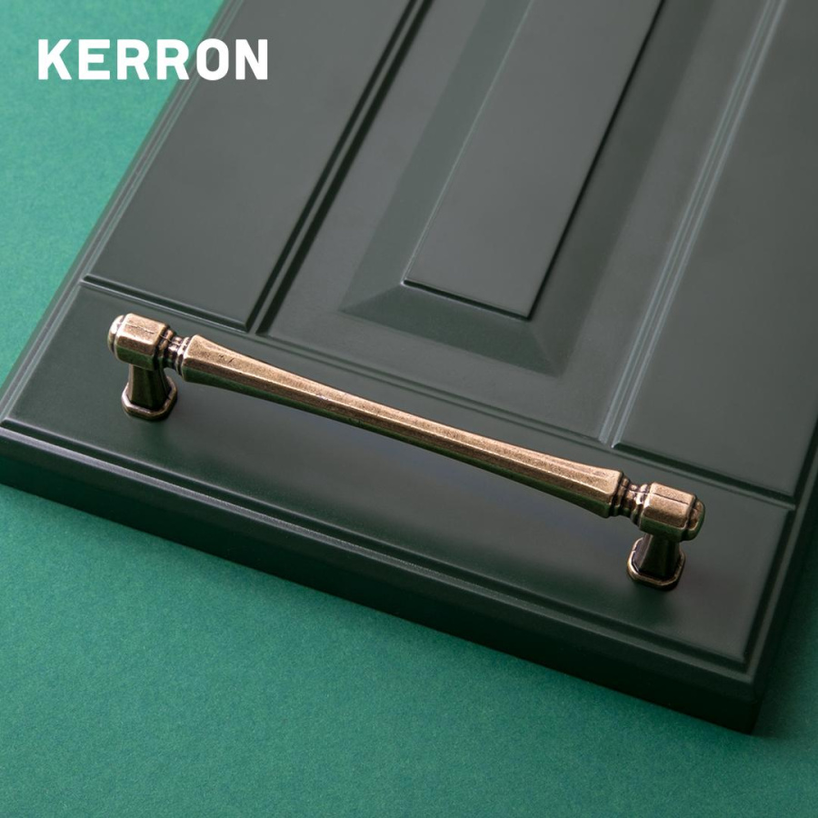 Ручка-скоба, 124, 128мм, металл, античная бронза