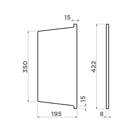 Разделочная доска CB-PRIME-400, графит