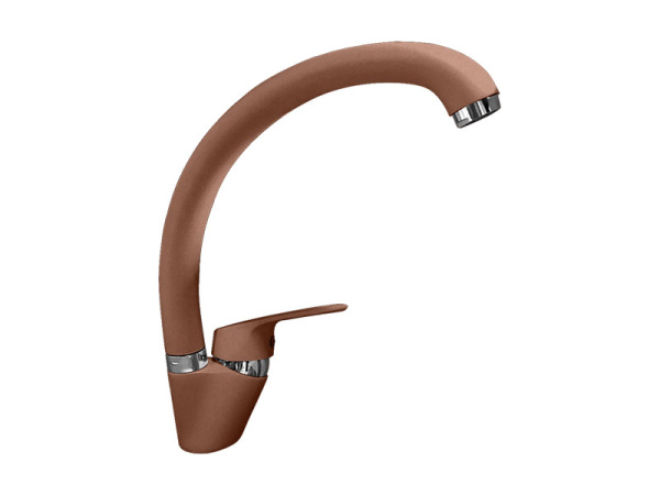 Смеситель GranFest 3323, d=35 мм, терракот (без подводки)