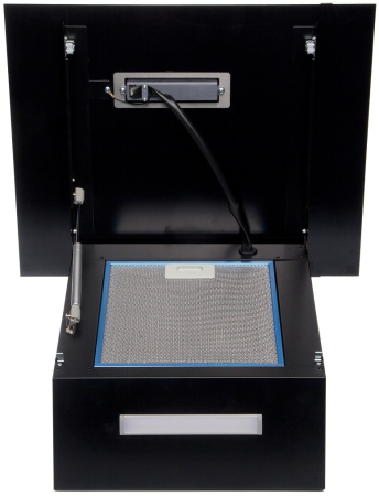 Вытяжка наклонная Enigma Black, 60 см, без угольн. фильтра, черный, Konigin