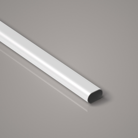 РАСПИЛ Штанга овальная, 15х30мм, толщина 0,8мм, L=2000мм, сталь, белый, CMF