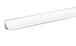 Плинтус LB-15, белый блеск (глянец), L=3000мм, 14,4х14,4мм 