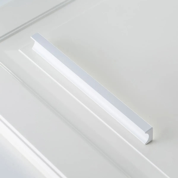 Ручка-скоба, GROOVE, 160мм, металл, белый матовый, GTV