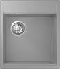 Мойка Rivelato TESORO 455-L, 450х510х200мм, серый металлик