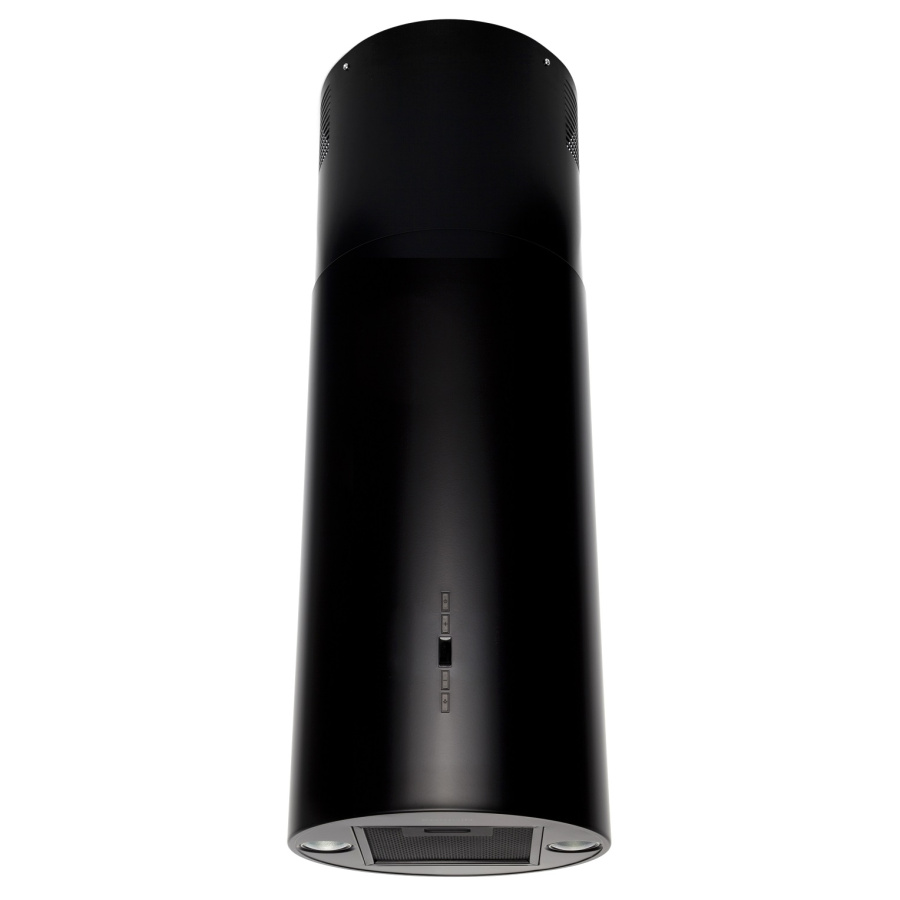 Вытяжка островная Fury Black, 31 см, без угольн. фильтра, ПДУ, черный, Konigin