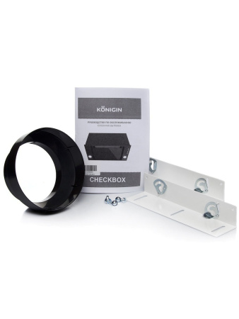 Вытяжка полновстраиваемая Checkbox, 60см, без угольного фильтра, белый, Konigin