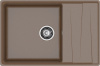 Мойка GranFest LEVEL 760L, 760х500 мм, терракот