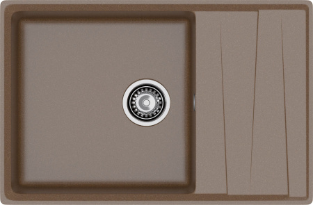 Мойка GranFest LEVEL 760L, 760х500 мм, терракот
