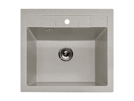 Мойка GranFest QUADRO 561, 560х500 мм, серый