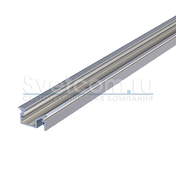 Профиль врезной угловой 20х10х2000мм, лента ≤8мм, алюминий (диффузор, 2+2 заглушки)