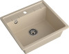 Мойка GranFest QUADRO 561, 560х500 мм, кашемир