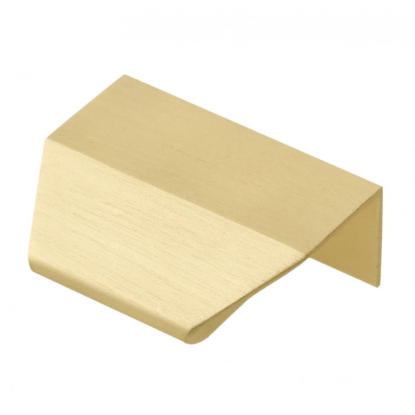 Ручка торцевая, TREX CROSS, 32/50мм, металл, светлое брашированное золото, GTV