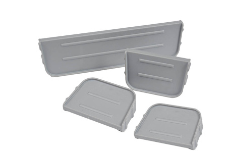 Вкладыш на 600мм для кухонных принадлежностей, серый, Scoop II