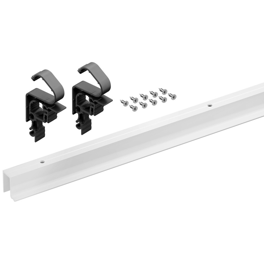 Комплект профилей WingLine L, L=2400мм, без ниж. напр. проф, с перфорацией, белый