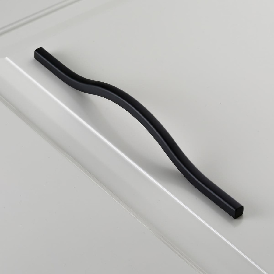 Ручка-скоба, VITO, 160мм, металл, черный матовый