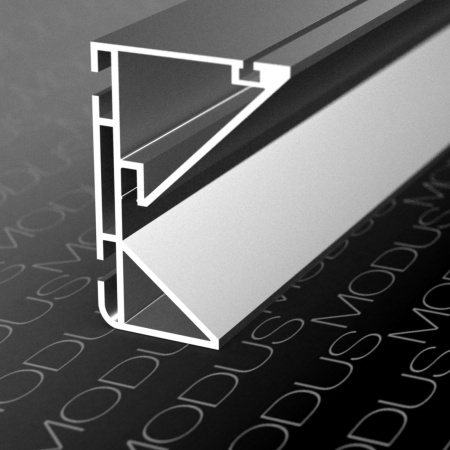 Профиль для кухонного острова КВ70, L=5000мм, черный браш