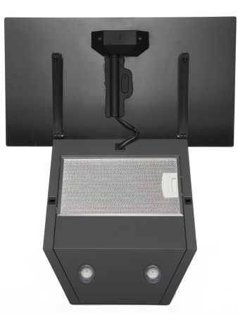 Вытяжка наклонная Colibri Grey, 50 см, без угольн. фильтра, серый металлик, Konigin