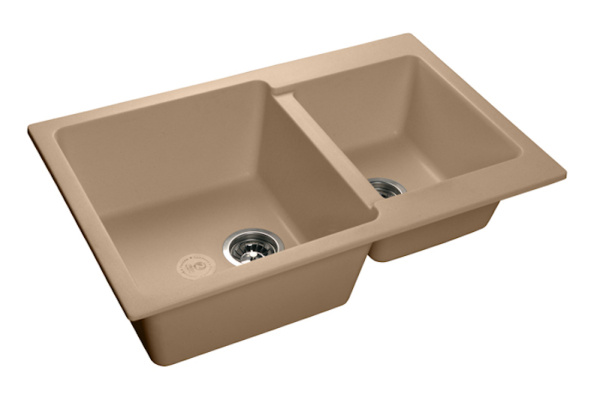 Мойка GranFest PRACTIK 780K, 775х506 мм, топаз