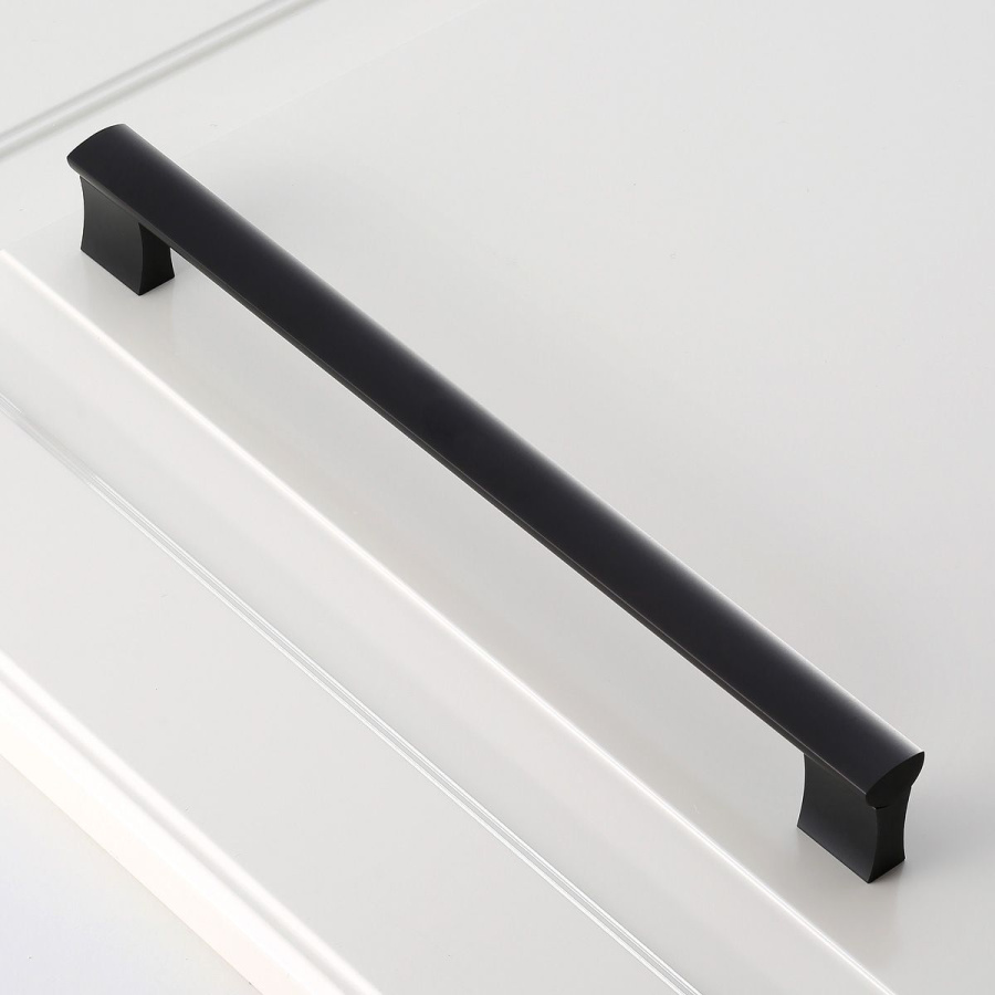 Ручка-скоба, UA-BO-311, 224мм, металл, черный матовый