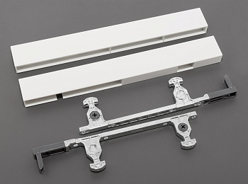 Держатель передней панели ящика, левый и правый, (H199), HISSEN