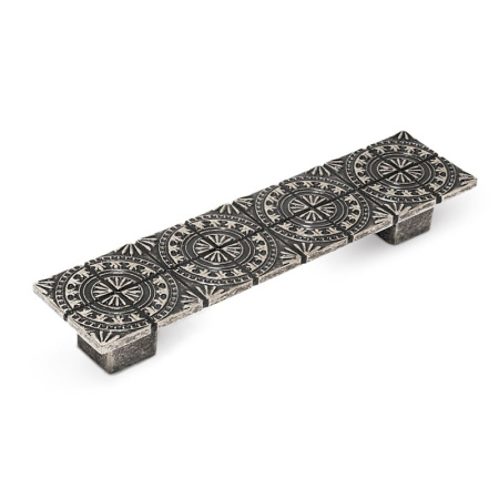 Ручка-скоба, C-3264.G35, 128мм, металл, старое олово