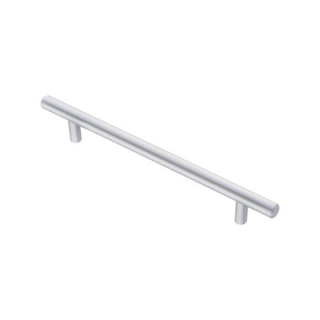 Ручка-рейлинг, матовый хром, d=12мм, 160/220мм