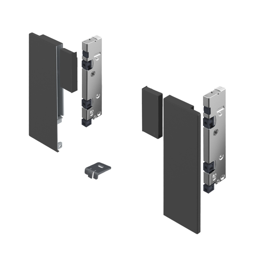 Комплект соединителей для передней панели внутр. ящика Inlay с возм. индивид., H187, антрацит