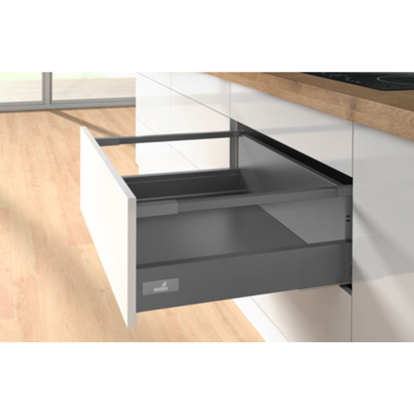 Комплект ящика InnoTech Atira полного выдв Push to open, H176, NL470, антрацит