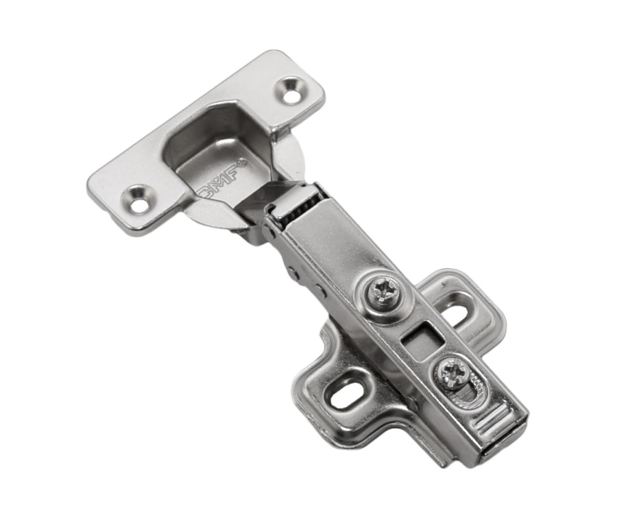 Петля накладная 110*, доводчик, планка 2 отв., 48мм, clip-on, CMF