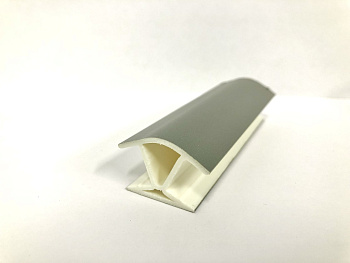 Угол 135* для цоколя универсальный, h=100мм, пластик, антрацит (19.1), Россия