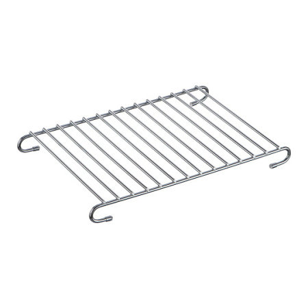 Подставка под горячее прямоугольная, 300x200x30мм, хром