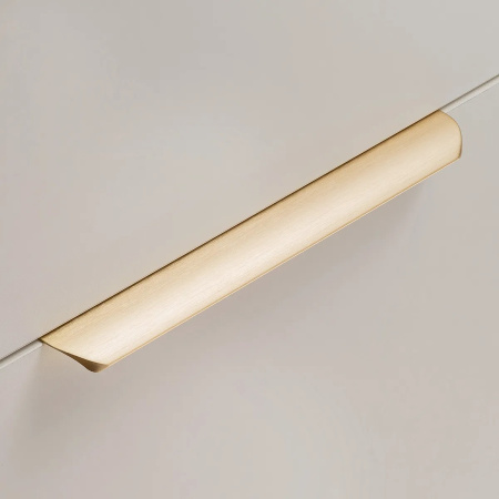 Ручка торцевая, HEXA, 192/225мм, металл, светлое брашированное золото, GTV