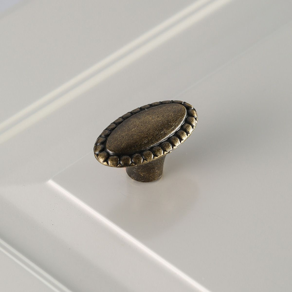 Ручка-кнопка, GZ WP 1148, 22х39х21мм, металл, бронза, GTV