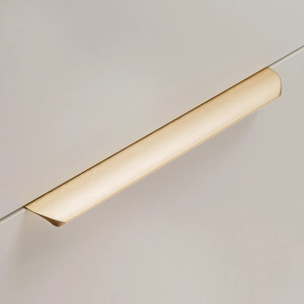 Ручка торцевая, HEXA, 192/225мм, металл, светлое брашированное золото, GTV