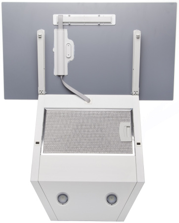 Вытяжка наклонная Colibri Tech White, 50 см, без угольн. фильтра, белый, Konigin