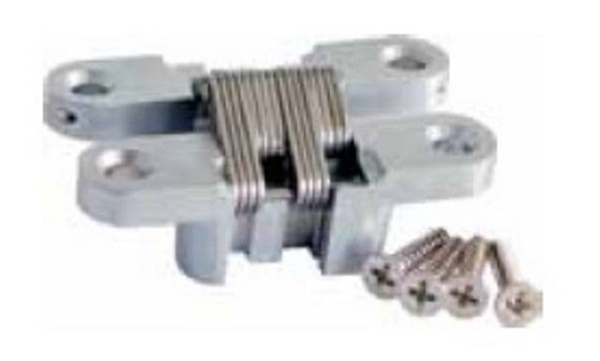 Петля скрытая 180*, для плиты 22-30мм, металл, матовый хром