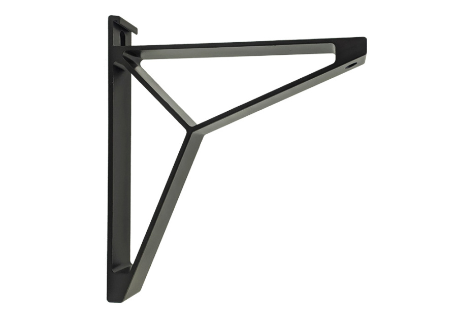 Полкодержатель Airone Eureka 903а, 158х25х177мм, металл, серый