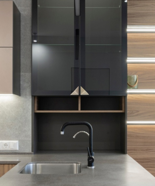 Ручка-скоба, 1537/3005, 32мм, металл, anthrazit