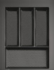 Лоток для кухонных принадлежностей TRAY 400, 290-350х420-490мм, графит, AQ