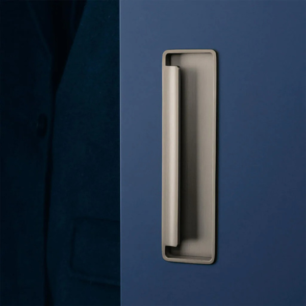 Ручка врезная, FOLD, 0542128Z23, 128мм, металл, никель