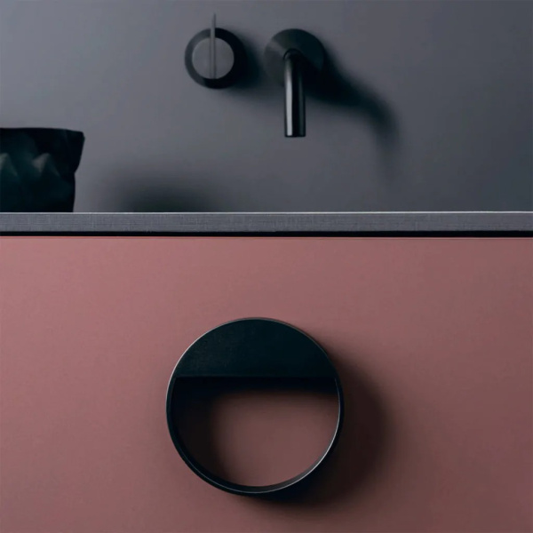 Ручка-скоба, BAU, 0496064ZM2, 64мм, металл, черный матовый, Viefe