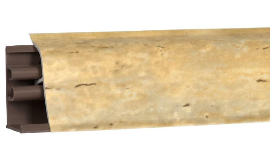 Плинтус LB-38, L=3000мм, травертин римский