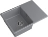 Мойка GranFest URBAN 668L, 680х490 мм, темно-серый