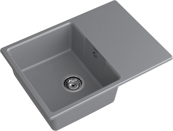 Мойка GranFest URBAN 668L, 680х490 мм, темно-серый