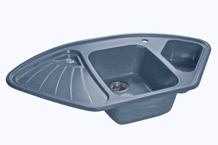 Мойка GranFest CORNER 1040, 1039х560 мм, графит