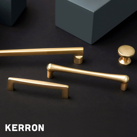 Ручка-скоба, 2626, 128мм, металл, матовое золото