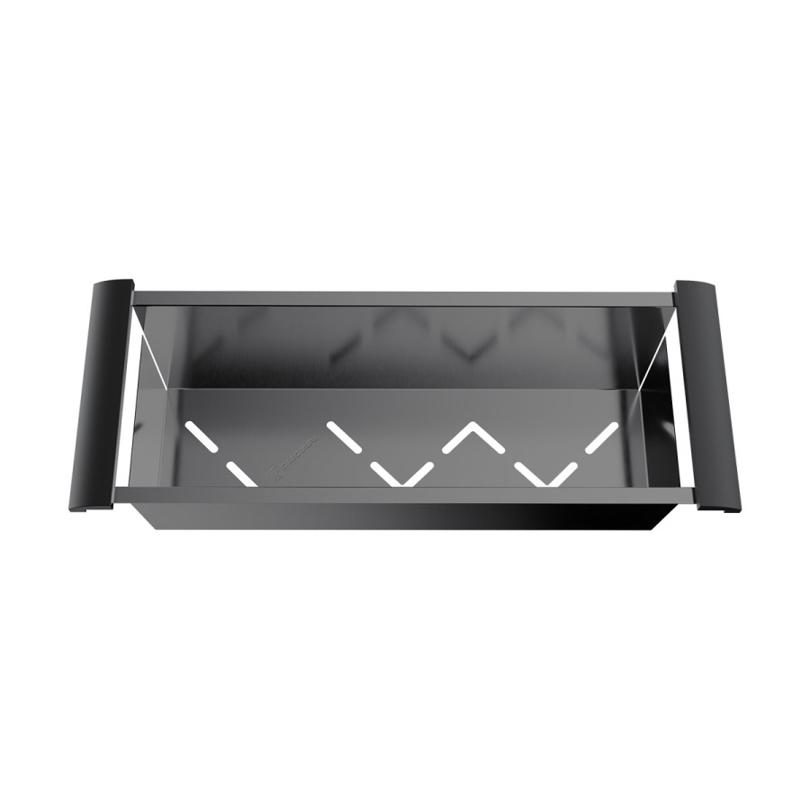 Коландер CO-04-GM, нержавеющая сталь, вороненая сталь