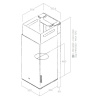 Вытяжка настенная HAIKU IX/A/32, 32см, без угольного фильтра, нерж. сталь, Elica