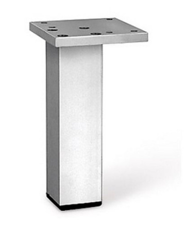 Опора нерегулируемая, 37х37мм, h=200мм, алюминий, GTV